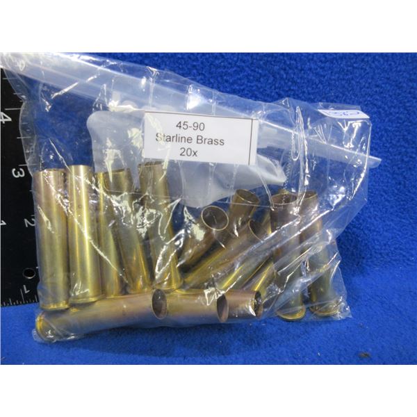 NEW - Brass Only - 45-90 Unprimed Starline - Bag of 20