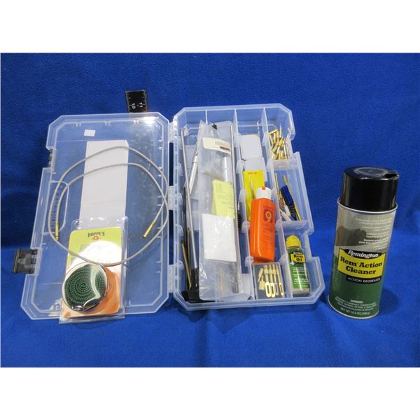 Lot of Misc. Cleaning Supplies - Jags, Brushes, Pull Thrus, Oil, Etc.