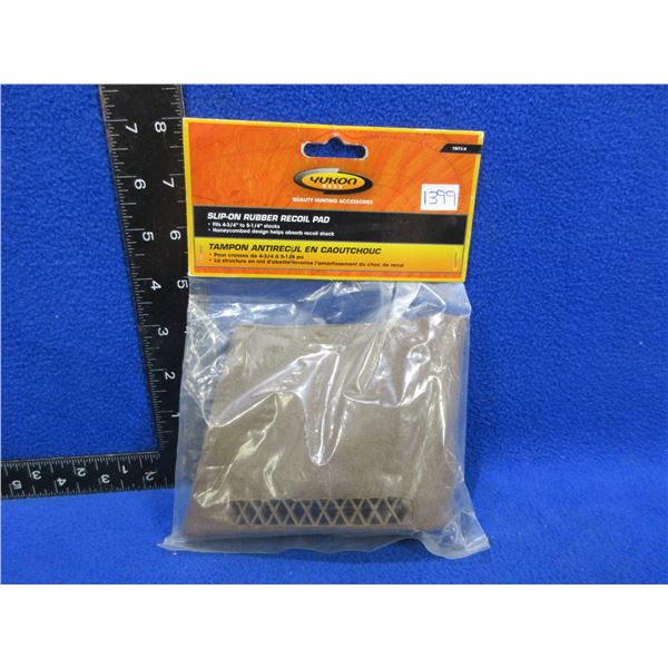 NEW - Yukon Gear Slip-On Rubber Recoil Pad - Fits 4 3/4" to 5 1/4" Stocks