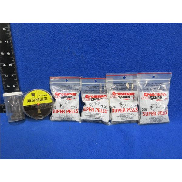 Lot of Misc. .177 & .22 Cal. Pellets