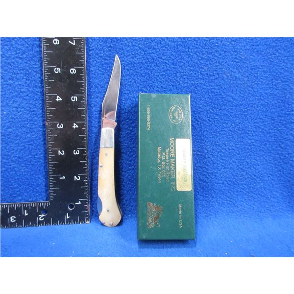 Moore Maker Inc. Model 5105MLB Folding Lock Blade Knife