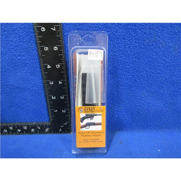 NEW - Henry 3/8" Dovetail to Picatinny Adaptor - Model HL-RSMP