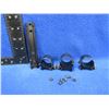 Image 1 : 3 - 1" Weaver Rings and Weaver Base # 28 with Screws