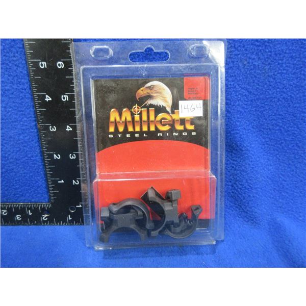 Millet 1" Angle-Loc Medium Scope Rings - Matte Black