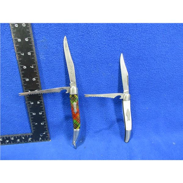 2 Folding Blade Fish Knives - Made in Germany & Imperial