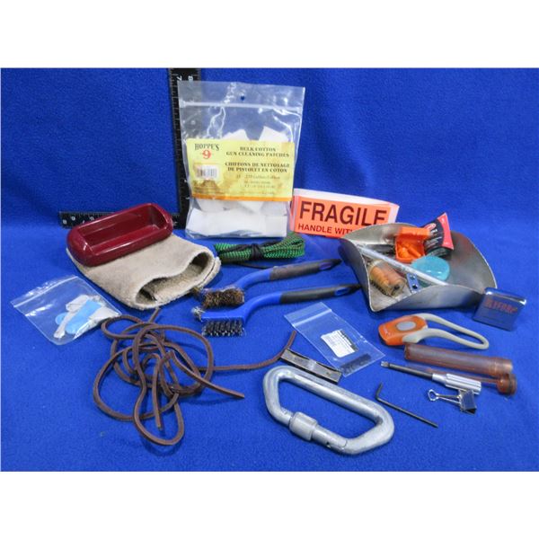 Lot of Misc. Gun Cleaning Supplies, Tools, Etc.