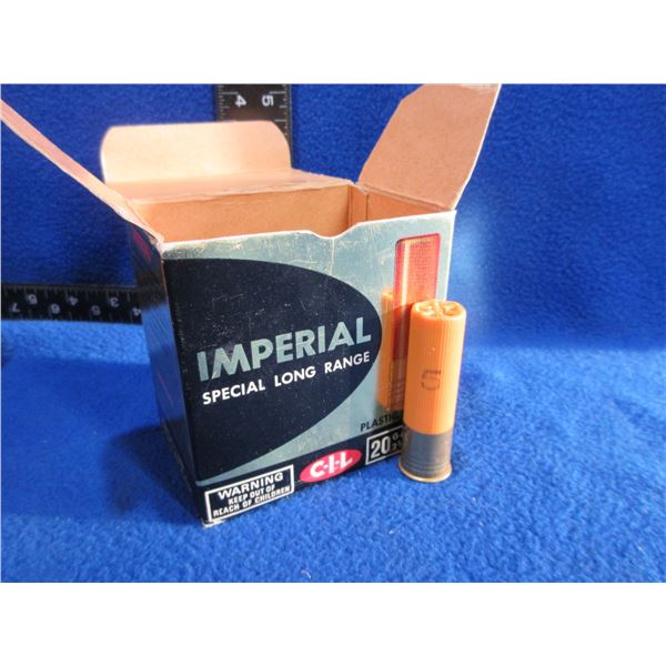 20 Ga. 2 3/4" 5 Shot Imperial Shotshells (Pick Up or Ship by UPS Only)