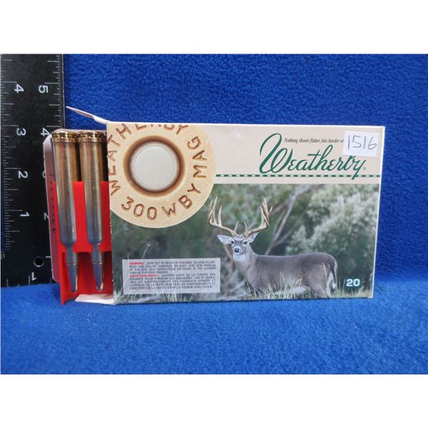 300 Wby Mag 180gr Spitzer UHV (Pick Up or Ship by UPS Only)