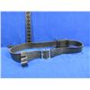 Image 1 : Leather Duty Belt Marked 42 with Dual Magazine Holder