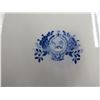 Image 2 : Delftware Blue & White Wall Hanging Plate 16 1/2" - Horse and Carriage