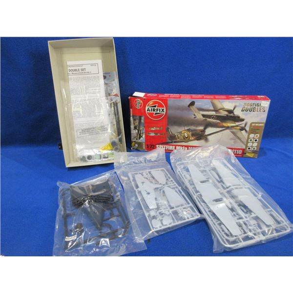 NEW - Airfix 1:72 Spitfire Mkla/Messerscmitt Bf110 Model Kit