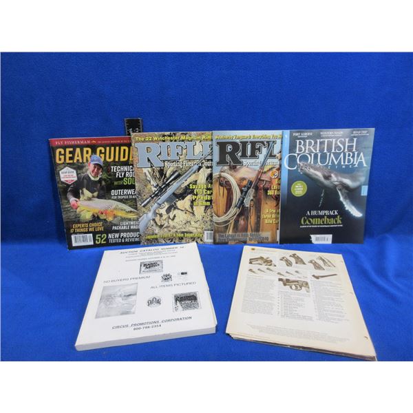 Lot of 4 Magazines, 1992 Auction Catalog and 2 Product Guides