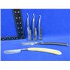 Image 1 : 2 Vintage Straight Razors and 3 Blades