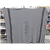 Image 1 : Vintage RCMP Wool Blanket - Approx. 67" x 75" - Made in 1962
