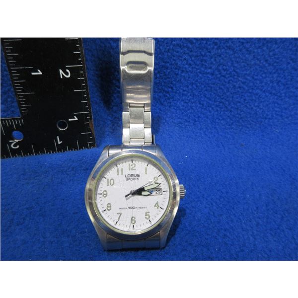 Lorus Sports Wrist Watch VX43-X018 - Not Tested, Needs Battery