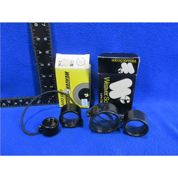 2 Pairs of Vintage Weaver Lens Caps - V9F, V12F and K2.5,K3-V4.5