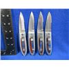 Image 2 : 4 Folding Blade Belt Clip Lock Knives