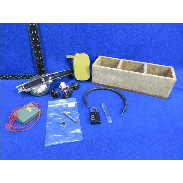 Lot of Misc. - Label Maker, Trigger Locks, Decapper, Compass, Etc.