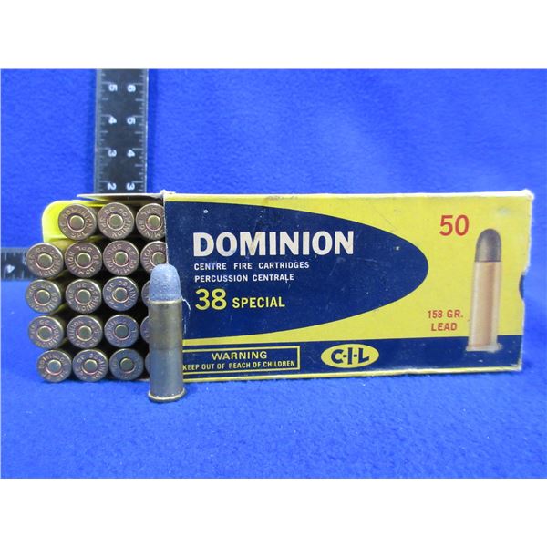 Collector Ammo - 38 Spl 158gr Lead (Pick Up or Ship by UPS Only)