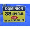 Image 2 : Collector Ammo - 38 Spl 158gr Lead (Pick Up or Ship by UPS Only)
