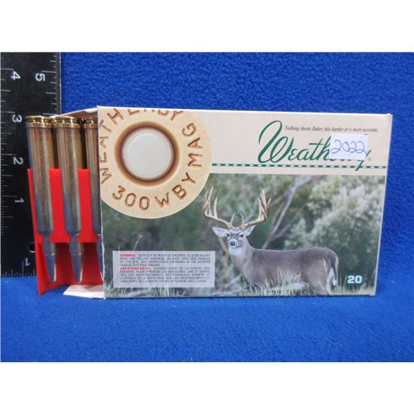 300 Wby Mag 180gr Spitzer UHV (Pick Up or Ship by UPS Only)