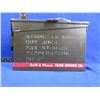 Image 1 : Empty Metal Ammo Box - 10" x 3 1/2" x 7" High