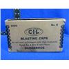 Image 3 : Vintage Cil No. 6 Blasting Caps Collector Cardboard Box