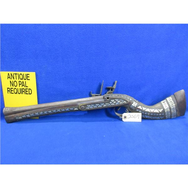 Antique - No PAL Required - Very Old Flintlock Replica Blunderbuss