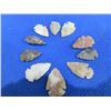 Image 1 : 10 Arrowheads - Approx. 1" to 1 1/2" Length