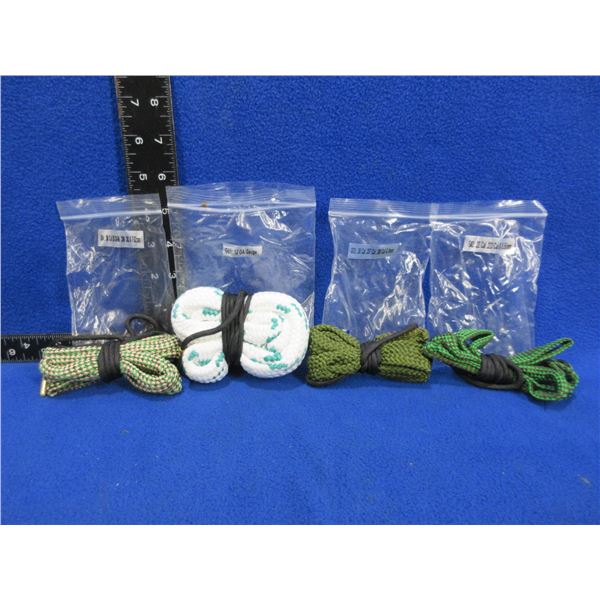 NEW - 4 Pull Thrus - 12 Ga., 22 Cal., 30 Cal., 38 Cal./9MM