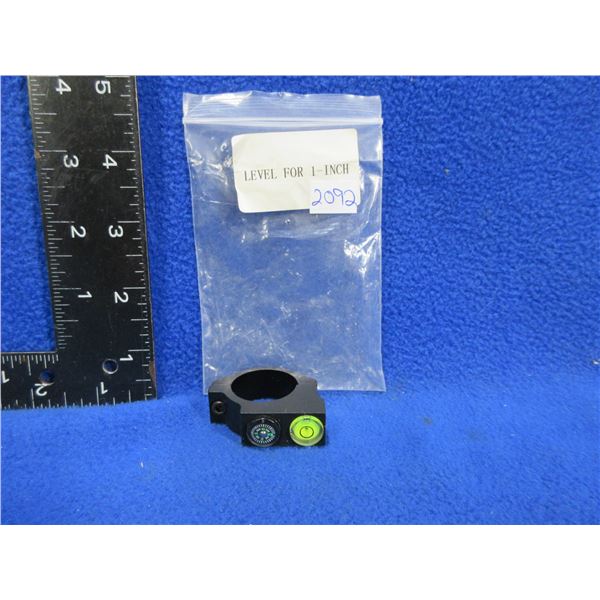 NEW - 1" Riflescope Bubble Level with Compass - Model 5025