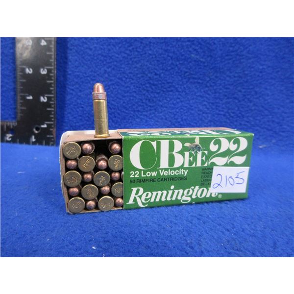 22 Long CBee22 Remington Cartridges (Pick Up or Ship by UPS Only)