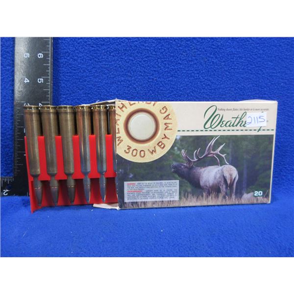 300 Wby Mag 180gr Spire Point UHV (Pick Up or Ship by UPS Only)