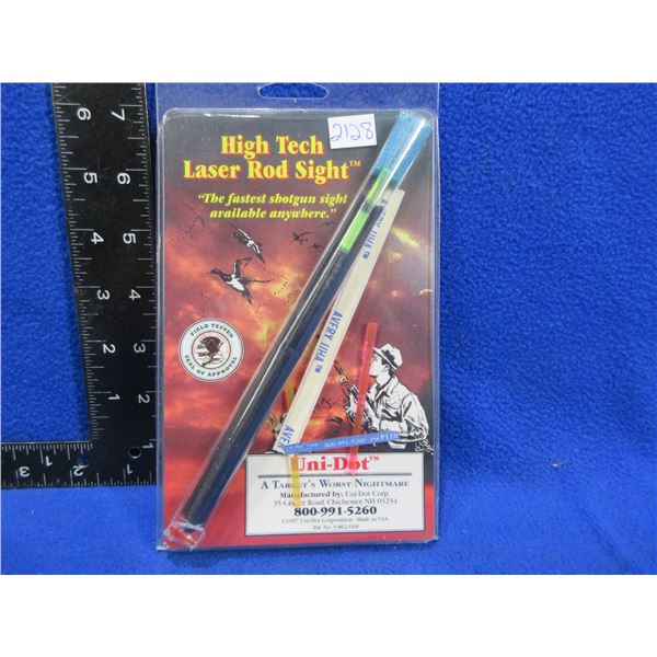 Uni-Dot High Tech Laser Rod Sight for Shotgun - Fits .311-.345" Rib Width