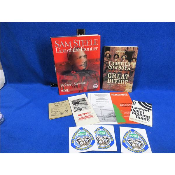 2 Books, Misc. Pamphlets & Stickers