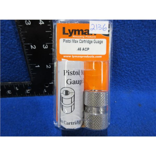 Lyman 45 ACP Pistol Max Cartridge Gauge