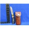 Image 1 : Schrade Old Timer 510T Folding Lock Blade Knife w/ Leather Sheath