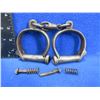Image 1 : Vintage Hiatt Warranted Wrought Handcuffs - Missing Parts