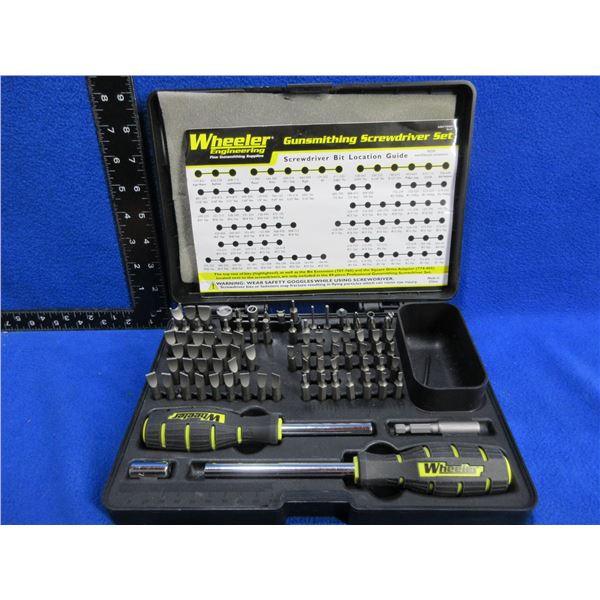 Wheeler Engineering 89 Piece Deluxe Gunsmithing Screwdriver Set