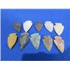Image 2 : 10 Arrowheads - Approx. 1" to 1 1/2" Length