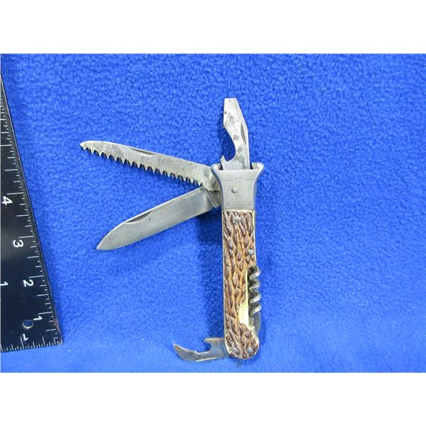 Mikov Czechoslovakia Folding Lock Blade Knife/Shot Shell Puller