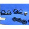 Image 2 : Lot of Misc. Gun Parts - Swivels, Rings, Turret Caps, Barrel, Etc.