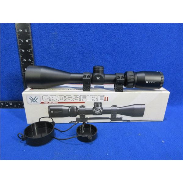 Vortex Crossfire II 3-9x50 Scope with Vortex Rings - Appears Clear