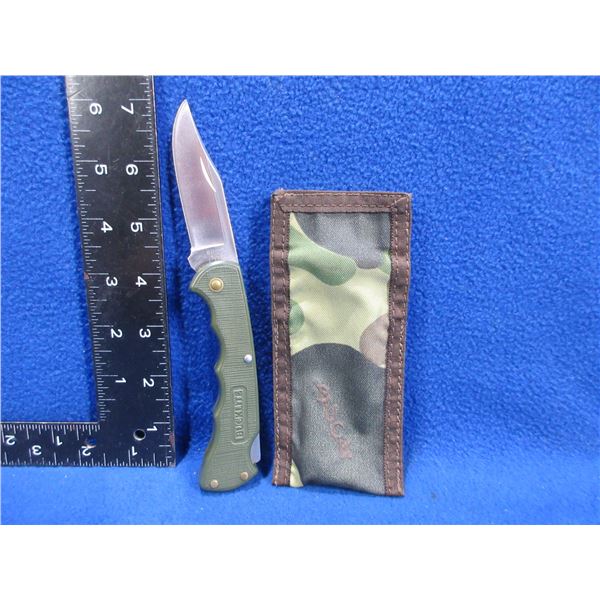 Buck 422 Bucklite Folding Lock Blade Knife with Sheath