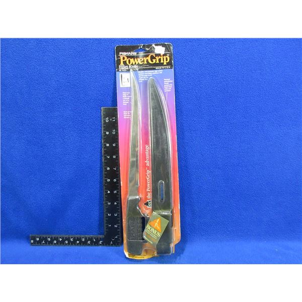 Fiskars Powergrip Fillet Knife # 74232 with Sheath - 10" Blade