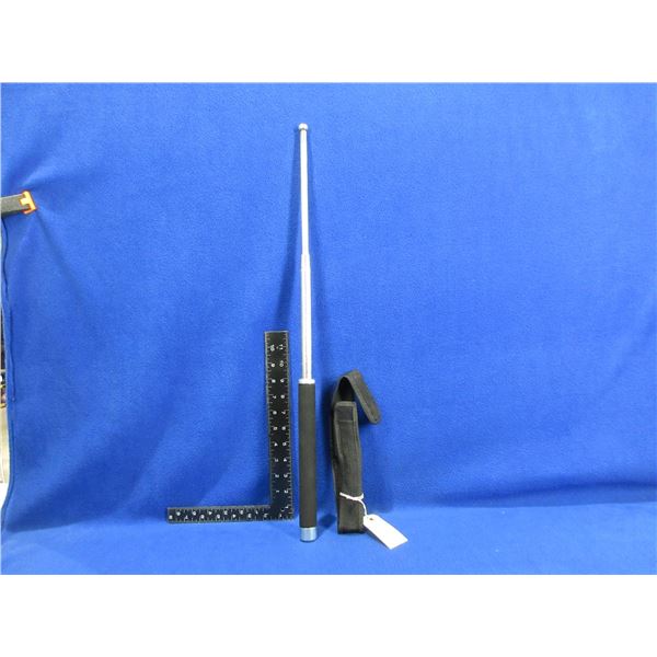 Telescopic Baton with Sheath - 9 1/4" to 24 1/2"