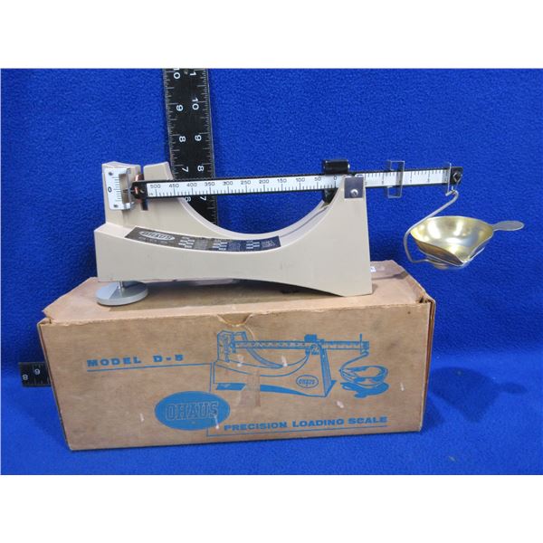 Ohaus Precision Loading Scale Model D-5 in Original Box