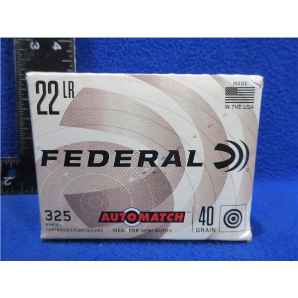 22 LR 40gr Solid Automatch Federal (Pick Up or Ship by UPS Only)