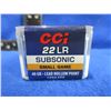 Image 2 : 22 LR 40gr Lead HP Sub-Sonic CCI (Pick Up or Ship by UPS Only)