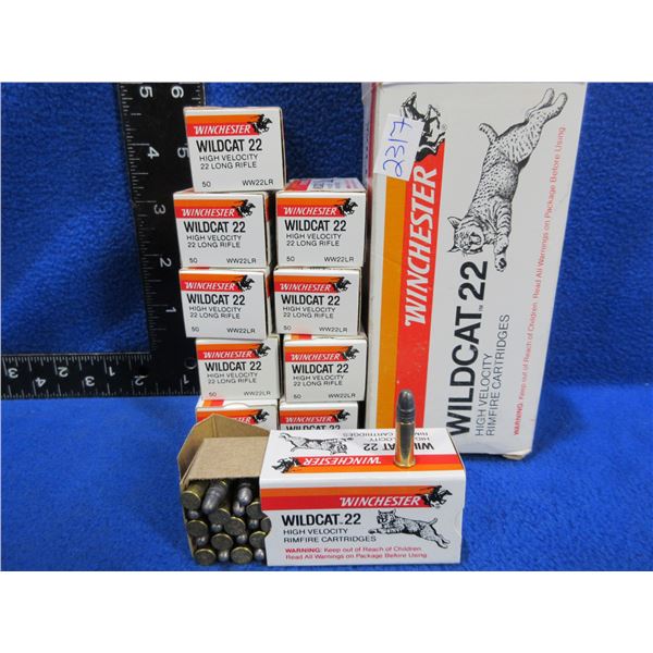 22 LR 40gr HV Wildcat 22 Winchester (Pick Up or Ship by UPS Only)